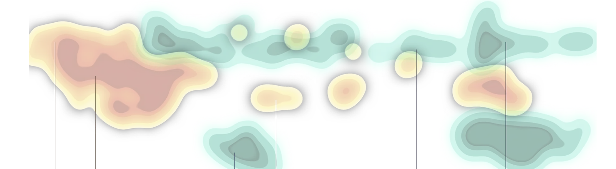 Emotional heatmap of a space